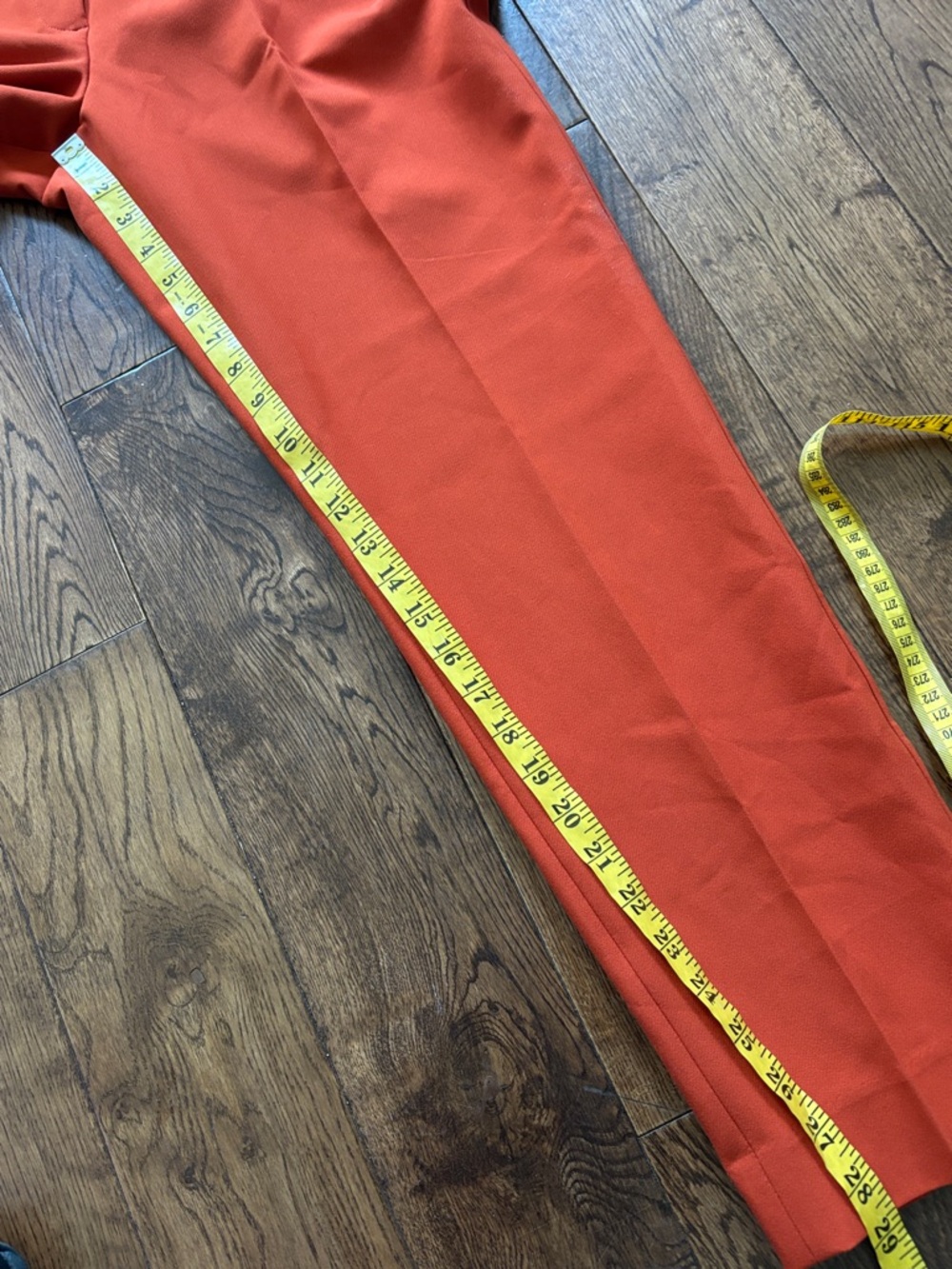 Talbots Hampshire Ankle Pant in vibrant rusty orange Size 12 dressy work pant - Picture 5 of 10